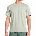 Herren T-Shirt XL Hellgrün Kurzarm Rundhals Schlicht